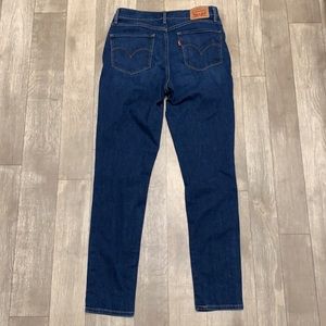 Womens Levi 721 High Rise Skinny Jeans